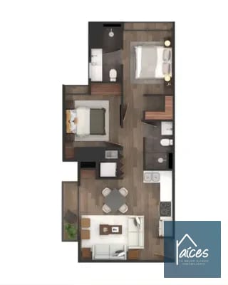 Apartamento en venta Modelo 2 CASA TAURE Zona 10 (D) — Apartamento en Venta en Zona 10, Guatemala, Ciudad — miniatura 6 de 6
