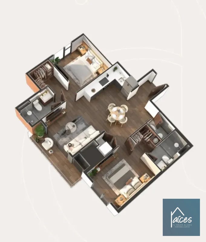 Apartamento en venta Modelo 1 CASA ARCO Zona 10 (D) — Apartamento en Venta en Zona 10, Guatemala, Ciudad — foto 7 de 7