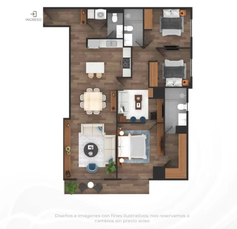 PROYECTO Apartamentos para estrenar Casalini Los Arcos, Zona 10 — Apartamento en Venta en Casalini Los Arcos, Zona 10, Guatemala, Ciudad — foto 6 de 14