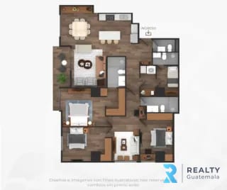 PROYECTO Apartamentos para estrenar Casalini Los Arcos, Zona 10 — Apartamento en Venta en Casalini Los Arcos, Zona 10, Guatemala, Ciudad — miniatura 4 de 14