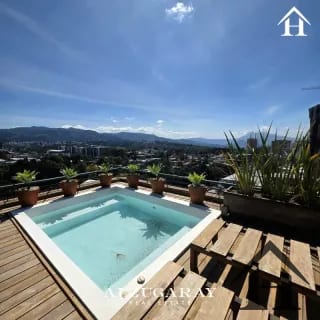 penthouse con jardin pergola y jacuzzi en zona 14 — Apartamento en Venta en Zona 14, Guatemala, Ciudad — miniatura 1 de 11