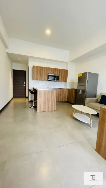 RENTO APARTAMENTO  TIPO ESTUDIO MODERNO Y AMUEBLADO EN EDIFICIO ELEMENTO ZONA 13 FINAL LAS AMÉRICAS — Apartamento en Alquiler en Elemento Plaza Berlín, Zona 13, Guatemala, Ciudad — foto 1 de 6