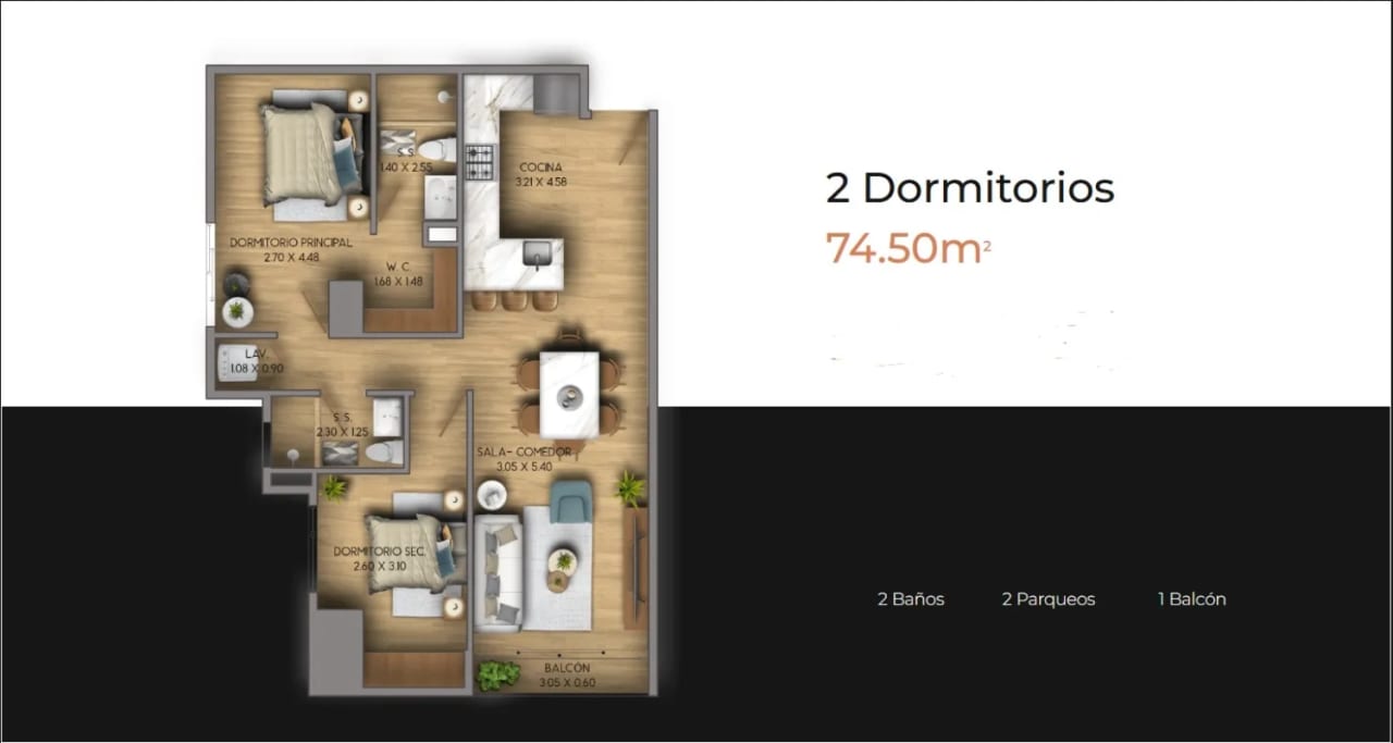 Apartamento en Zona 10 — Apartamento en Venta en Zona 10, Guatemala, Ciudad — foto 2 de 5