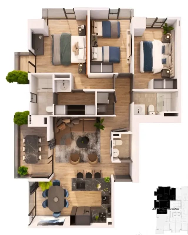 APARTAMENTO EN VENTA ZONA 15 VH1 PARA ESTRENAR, VANTIER — Apartamento en Venta en Vista Hermosa I, Zona 15, Guatemala, Ciudad — foto 9 de 9