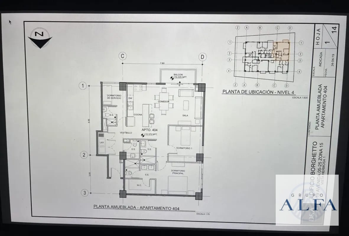 APARTAMENTO VENTA BORGHETTO VHI ZONA 15 — Apartamento en Venta en Zona 15, Guatemala, Ciudad — foto 2 de 10