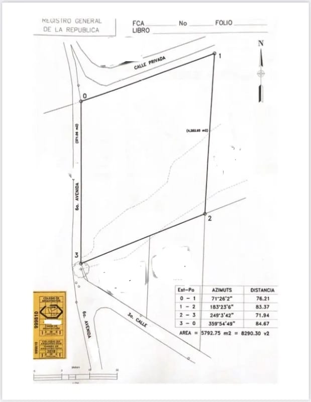 Venta de terreno en San Lucas Aldea El Choacorral 8,290 Vr2. — Terreno en Venta en San Lucas Sacatepéquez, Sacatepéquez — foto 2 de 4