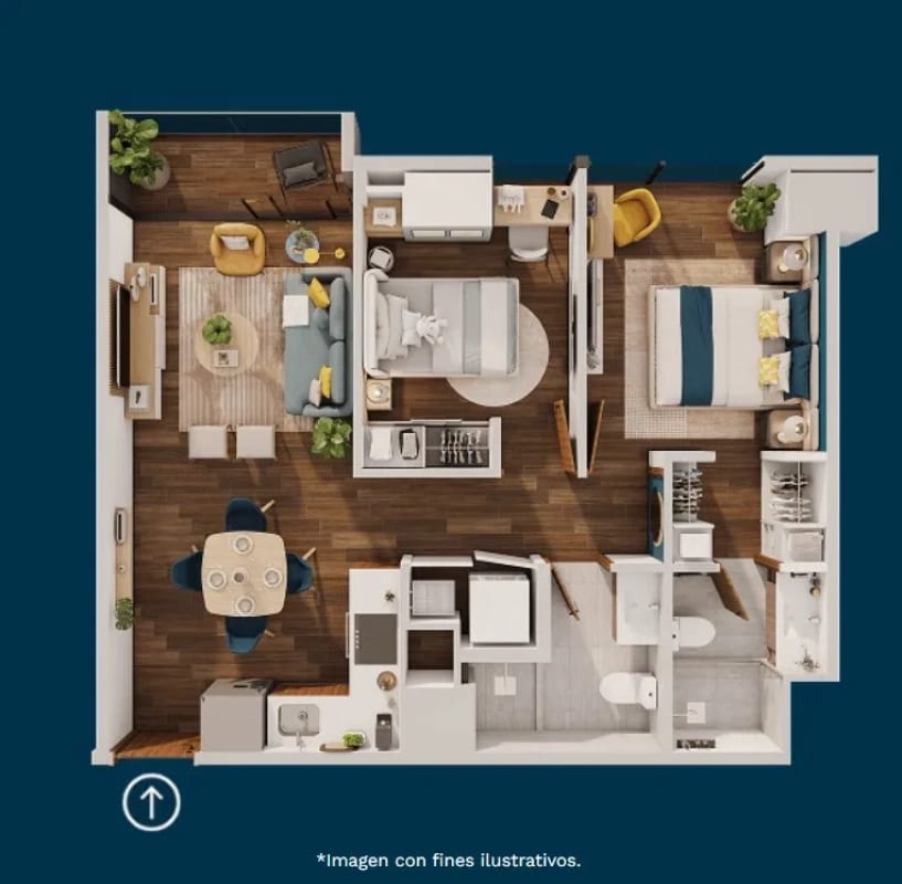 Apartamentos en proyecto en Ciudad Vieja, zona 10 (Opción 2) — Apartamento en Venta en Zona 10, Guatemala, Ciudad — foto 2 de 4